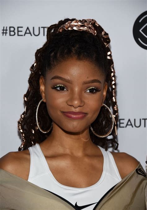 halle bailey makeup